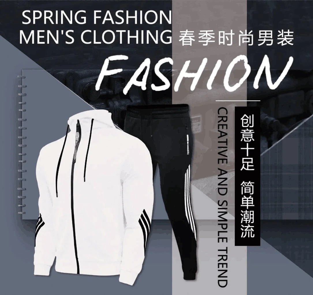 Men's Sportswear, Casual Tracksuit Jacket and Pants, Sportswear, Hoodie, Spring and Autumn Sportswear - Online Shop AU.com - Online Shop AU.com