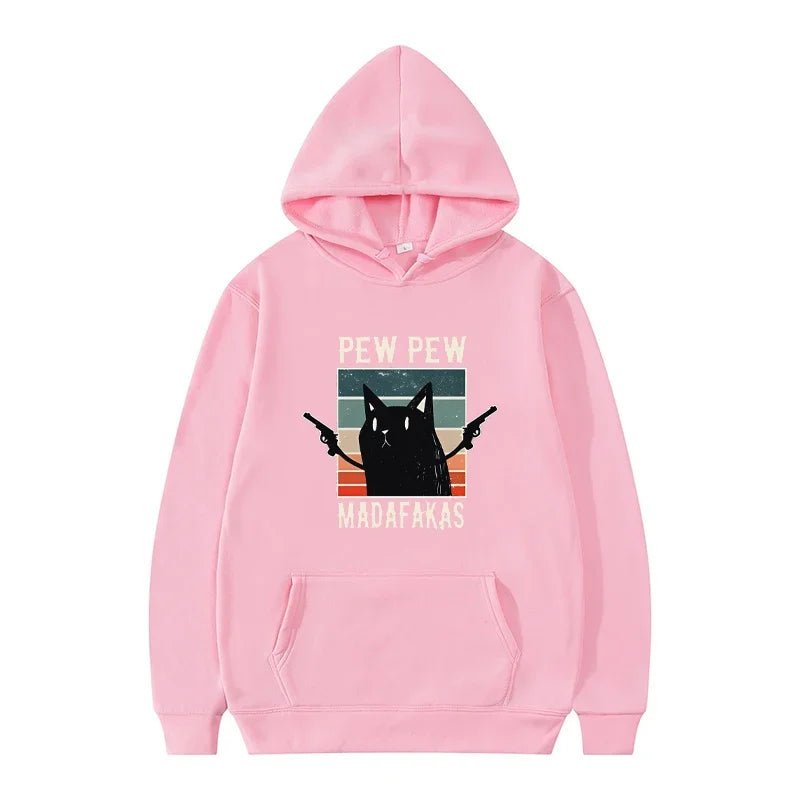 Pew Pew Madafaks Cute Funny Printed Sweatshirt Men's Autumn and Winter Hooded Fashion Hoodie Fashionable Casual Sportswear - Online Shop AU.com - Online Shop AU.com