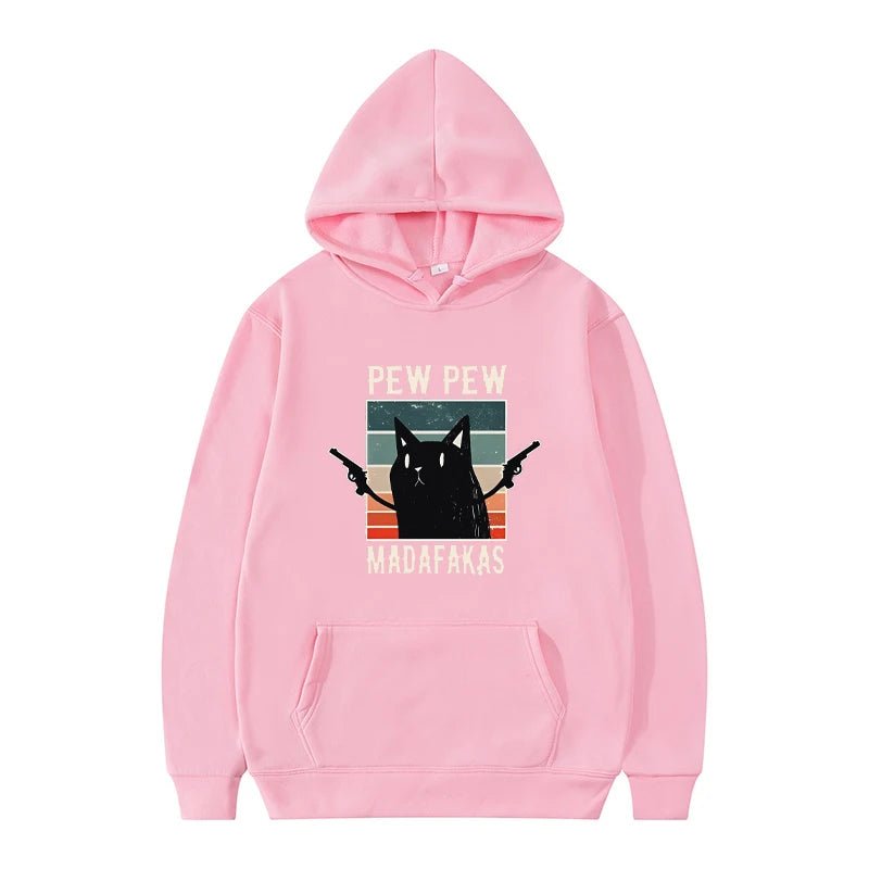 Pew Pew Madafaks Cute Funny Printed Sweatshirt Men's Autumn and Winter Hooded Fashion Hoodie Fashionable Casual Sportswear - Online Shop AU.com - Online Shop AU.com