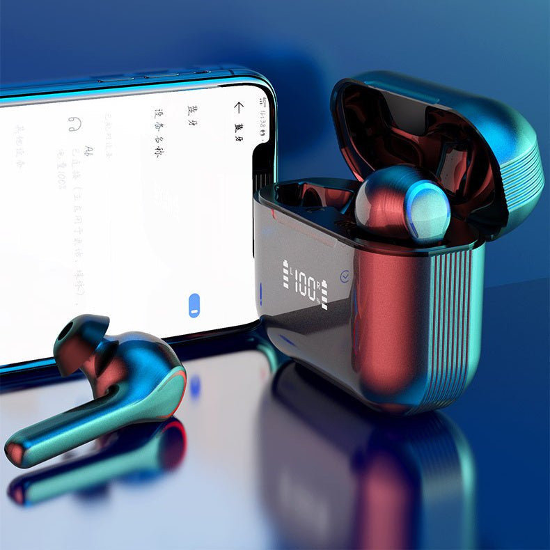 Touch Control Bluetooth Mini Earphones for Sports Music Stereo Digital Display in - ear Wireless Earbuds - Online Shop AU.com - OnlineShopAU.com