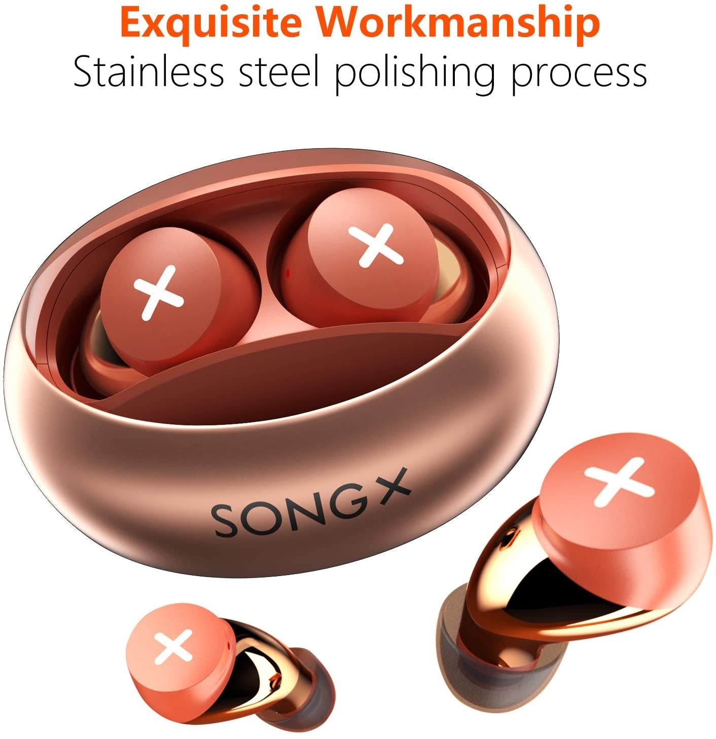 True Wireless Earbuds Noise Cancelling Bluetooth Headphones Waterproof with Star Loop Design - Online Shop AU.com - OnlineShopAU.com