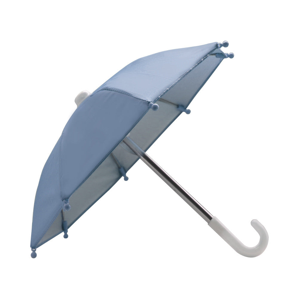 Mobile Phone Holder Locomotive Umbrella Waterproof Portable Mini Parasol Alloy Sun Shade Bicycle Umbrella For Riding