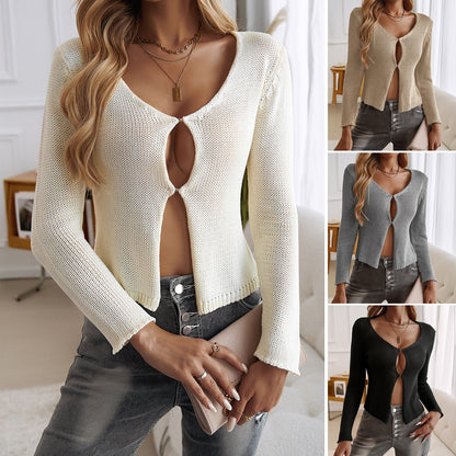 New Cardigan Long Sleeve Sweaters Women's Clothing