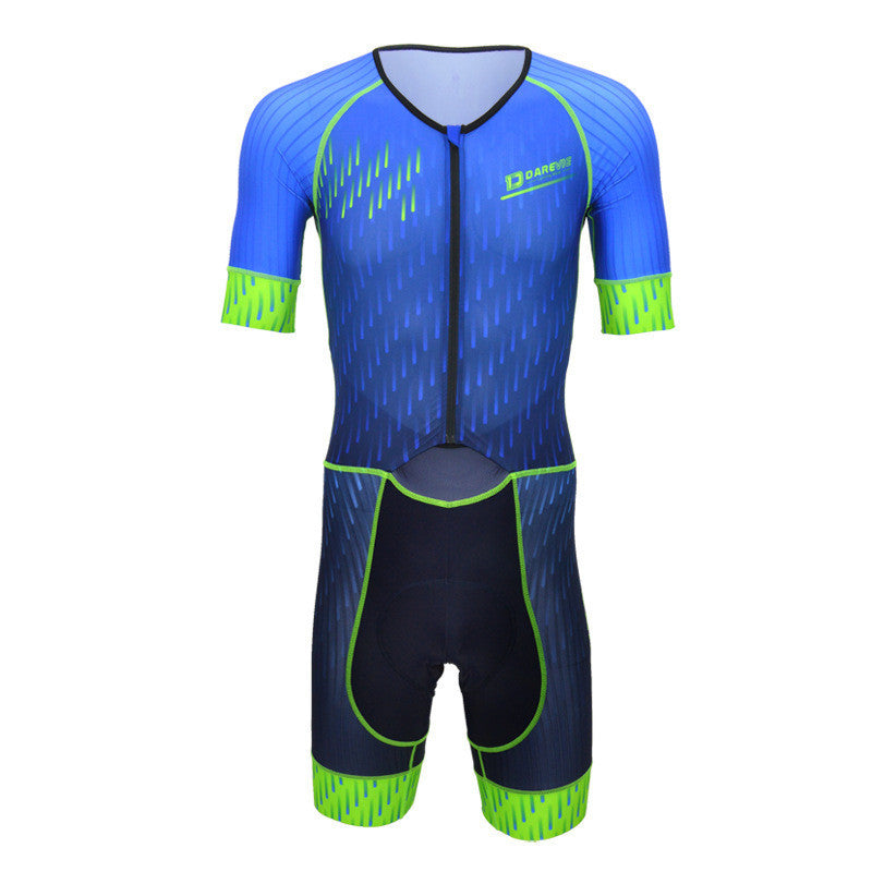 Boys Slim racing bike short-sleeved jumpsuit