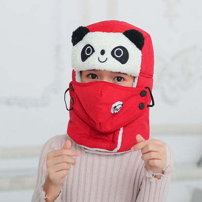 Cartoon winter warm hat