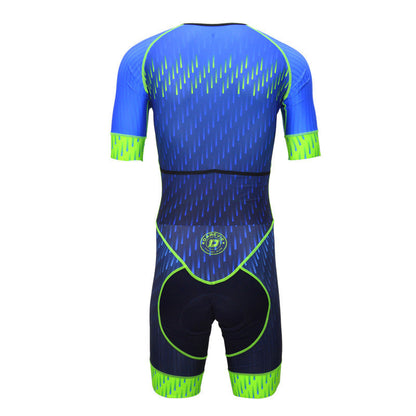 Boys Slim racing bike short-sleeved jumpsuit