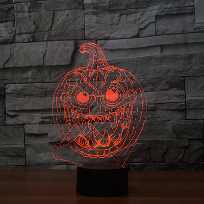 3D lights LED colourful pumpkin lights