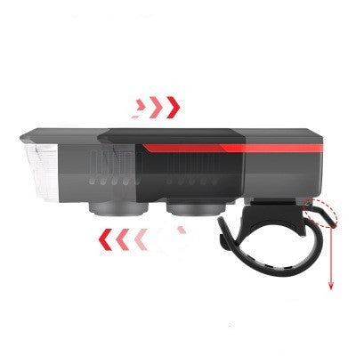 Rechargeable Horn Light Mountain Bike Front Light