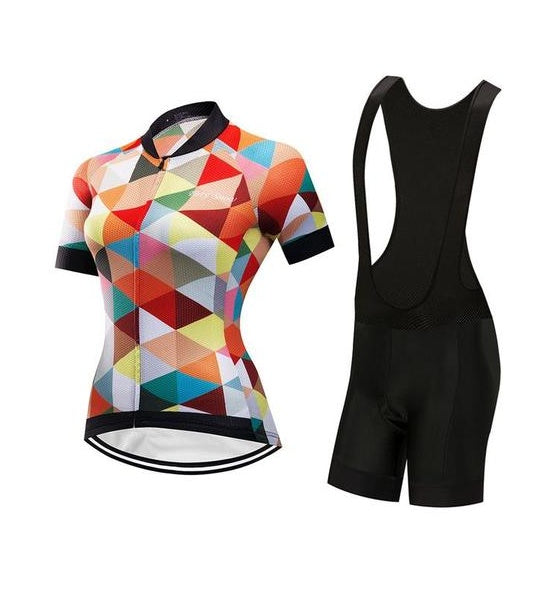 Professional Jersey Short Sleeve Strap Set Summer Bike Mountain Bike Jersey Wear Moisture Perspiration