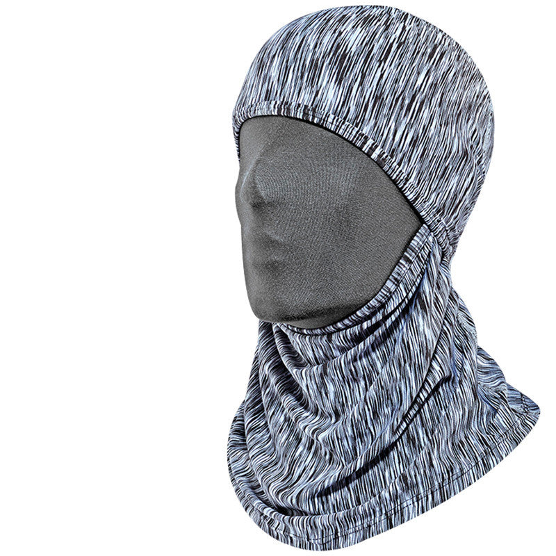 Winter warm hooded bike riding mask