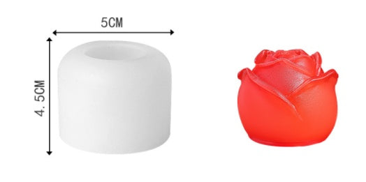 3D Rose Flower Silicone Resin Mold DIY Candle Aromatherapy Soap Ice Cubes Kitchen Chocolate Crafts - Online Shop AU.com