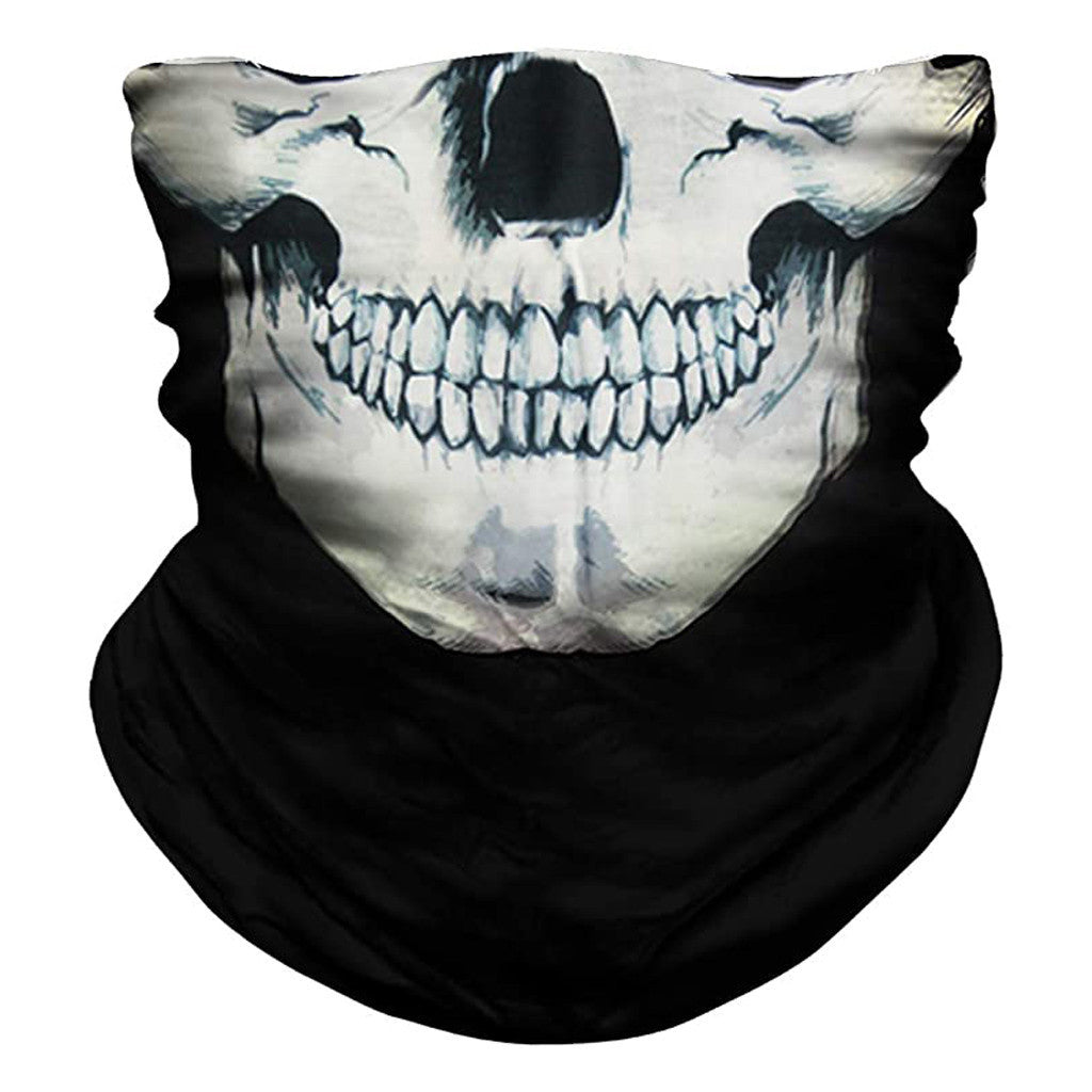 Mask printed collar scarf Mens Scarf Ladies Scarf