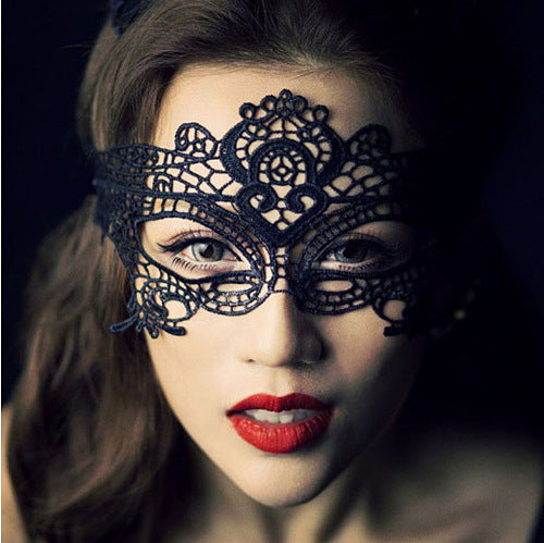 Mask Series black lace mask