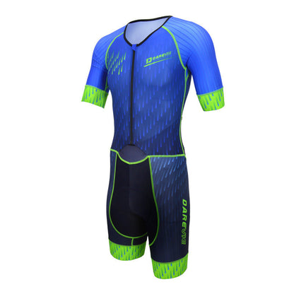 Boys Slim racing bike short-sleeved jumpsuit