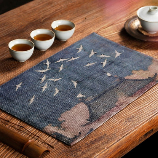 Cotton linen cloth Ruihetu Tea Table