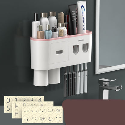 Toothbrush Rack Toothbrush Cup High Grade Gargle Wall Mounted