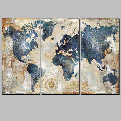 Trip World Image Mural Painting Canvas Painting