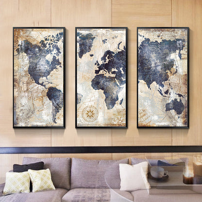 Trip World Image Mural Painting Canvas Painting