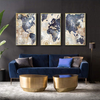 Trip World Image Mural Painting Canvas Painting