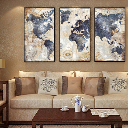 Trip World Image Mural Painting Canvas Painting