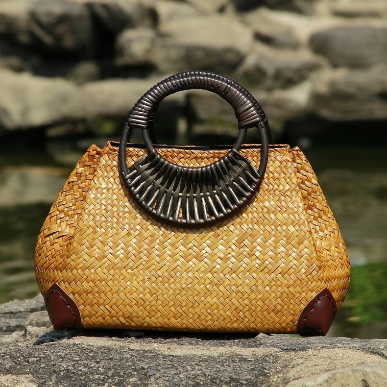 Straw Bag Women's Handbag Hand Bag Beach Bag - Online Shop AU.com