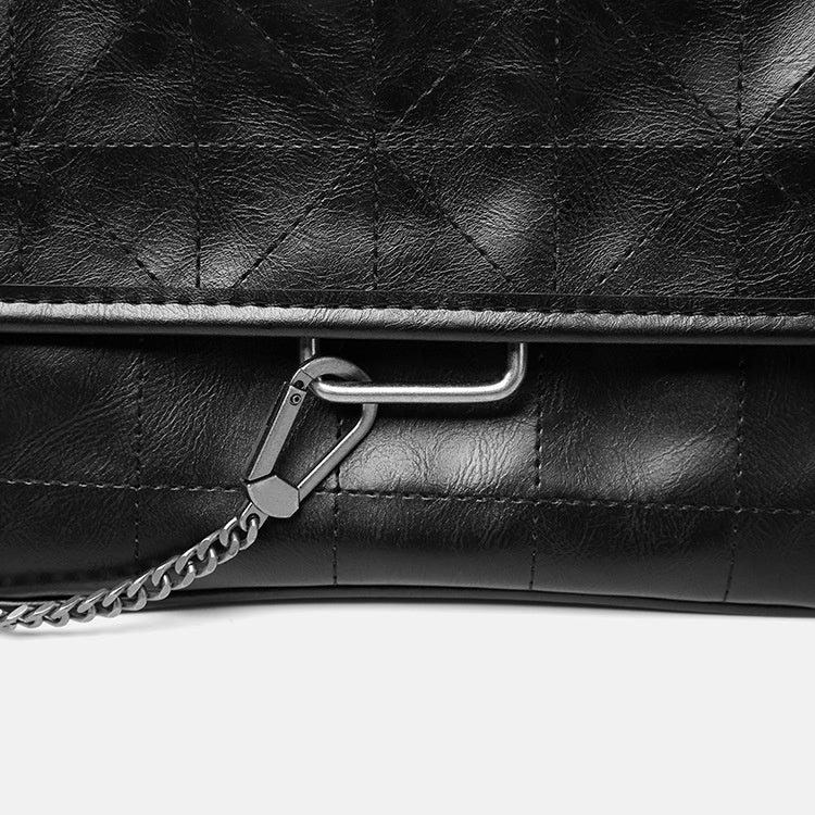 Stray Bag Female Black Chain Shoulder Bag Bag Messenger Female Bag - Online Shop AU.com