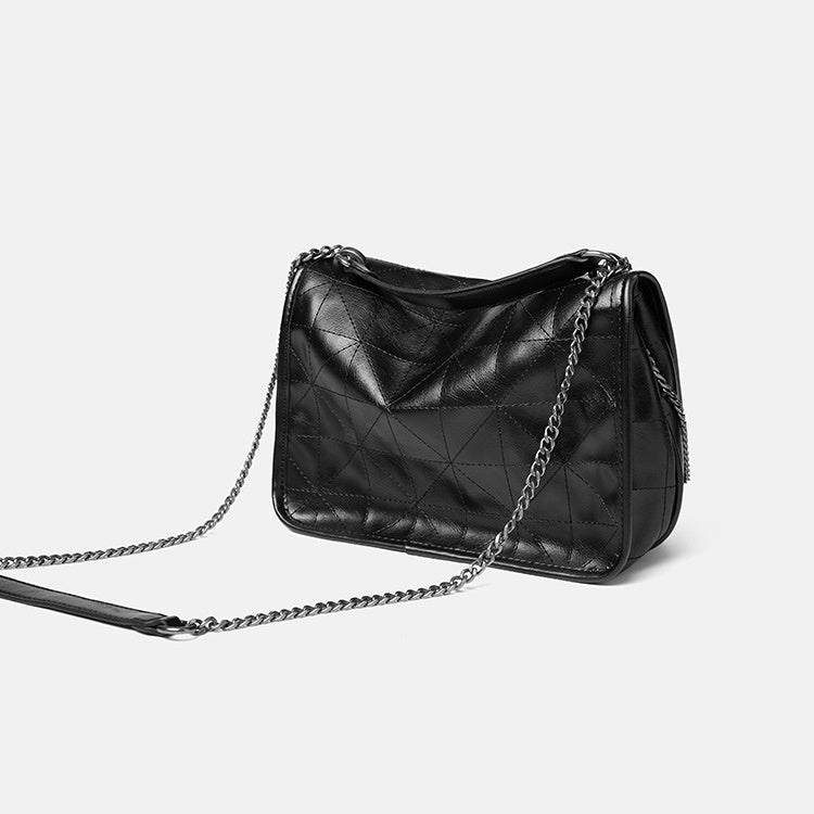 Stray Bag Female Black Chain Shoulder Bag Bag Messenger Female Bag - Online Shop AU.com