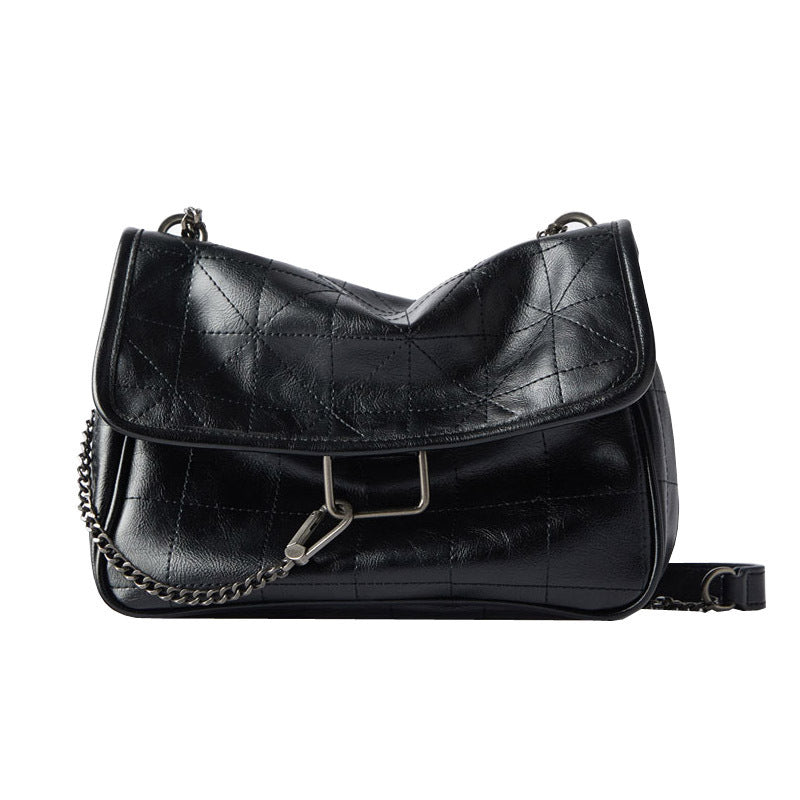 Stray Bag Female Black Chain Shoulder Bag Bag Messenger Female Bag - Online Shop AU.com