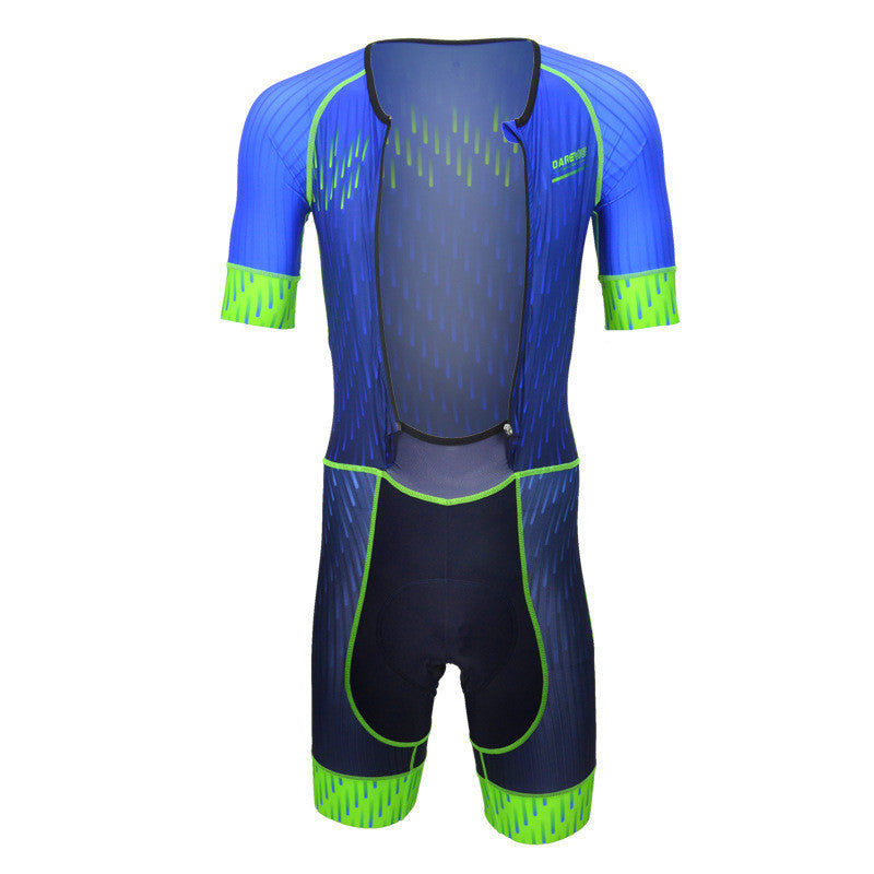 Boys Slim racing bike short-sleeved jumpsuit