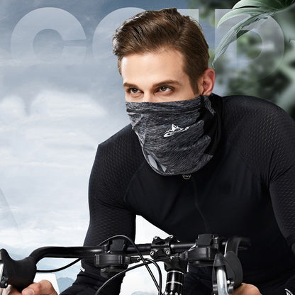 Sunscreen ice silk riding mask