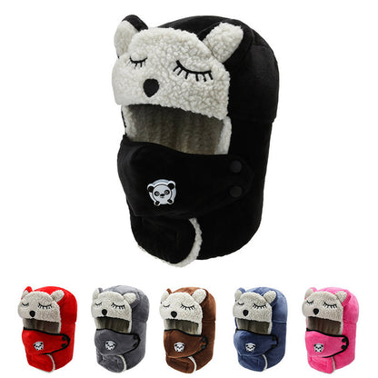 Cartoon winter warm hat