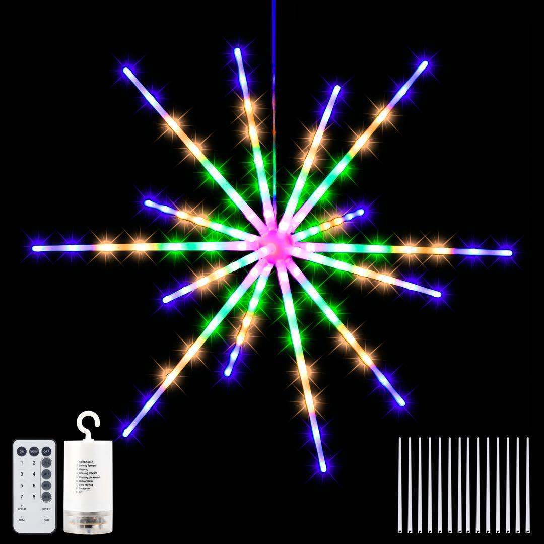 New LED Fireworks Meteor Shaped Festive Atmosphere Lights