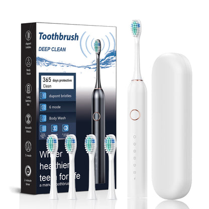 Electric Toothbrush Household 6-speed Soft Bristle Sound Wave