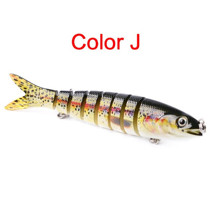 Pike Fishing Lures Artificial Multi Jointed Sections Hard Bait Trolling Pike Carp Fishing Tools