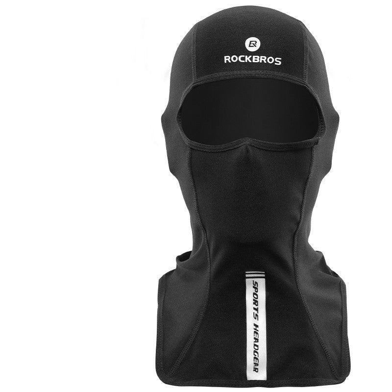 Winter warm hooded bike riding mask