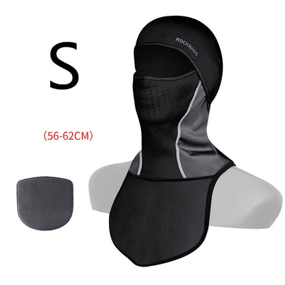 Winter warm hooded bike riding mask