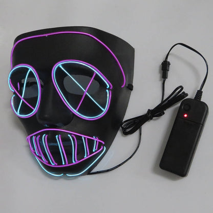 Mask Easter Halloween Haunted House Funny Glowing Mask Face Mask