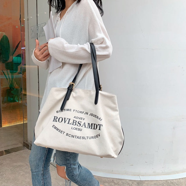 Canvas bag shoulder bag