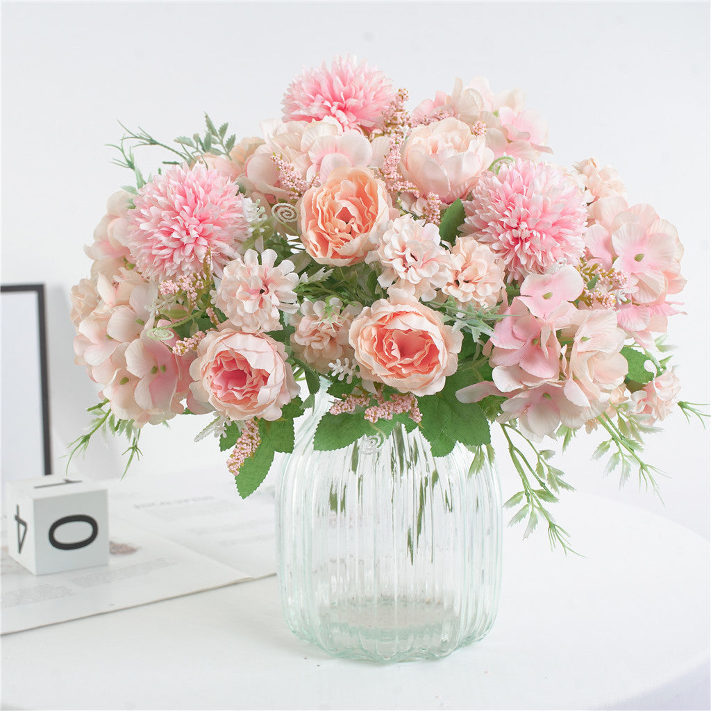 7-core cored simulation peony artificial flowers