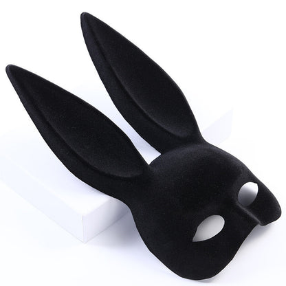 Mask Rabbit Ears Suede Mask Halloween Party Mask Cosplay Mask