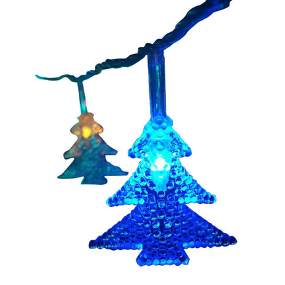 Led Christmas tree decorations with small coloured lights