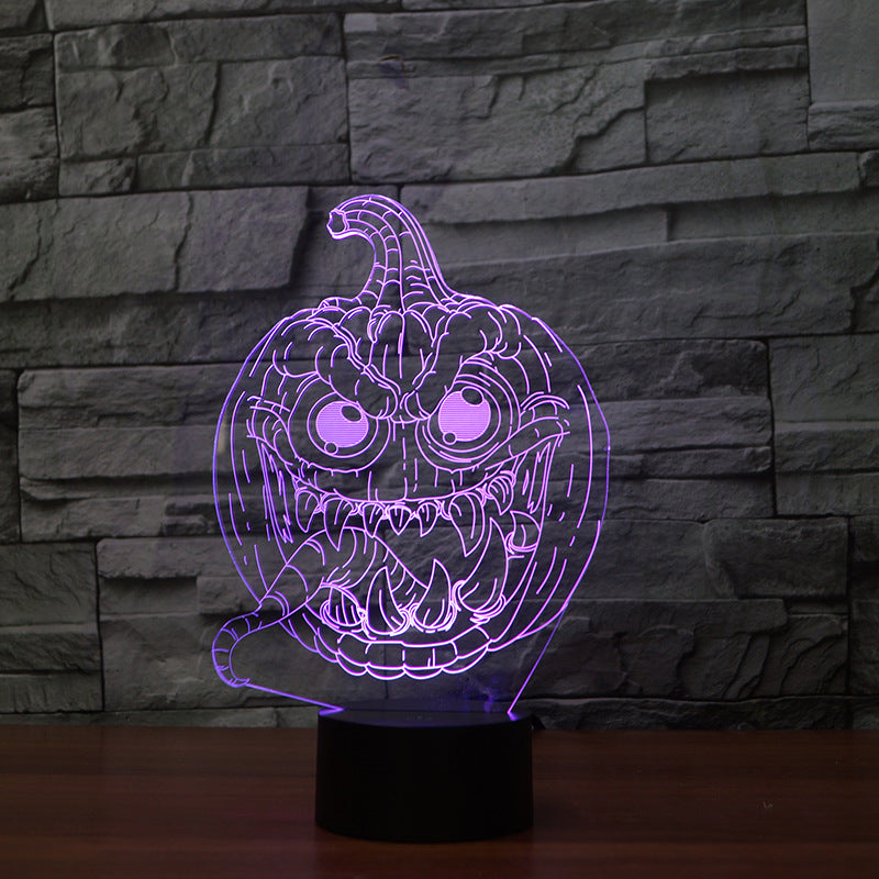 3D lights LED colourful pumpkin lights