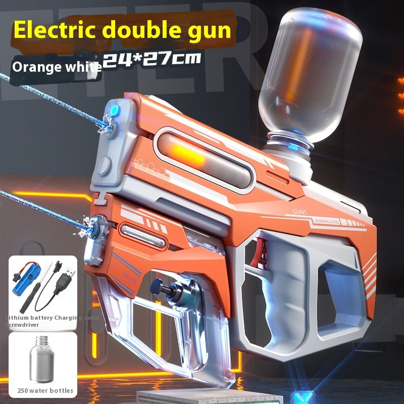 Water Guns Children's Full-automatic Water-absorbing Electric Water Gun Toy