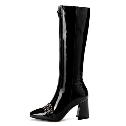 Martin Boots, Womens patent leather High knee boots