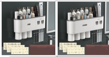 Toothbrush Rack Toothbrush Cup High Grade Gargle Wall Mounted