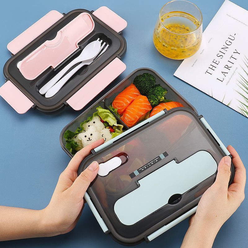 Kitchen Lunch Box Work Student Outdoor Activities Travel Microwave Heating Food Container Plastic Bento Box Storage Snacks Boxes - Online Shop AU.com