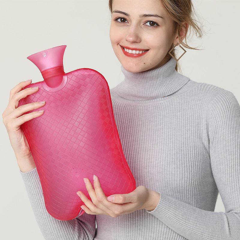 Hot Water Bottle 3000ml Large Capacity Hot Water Bag Water Injection