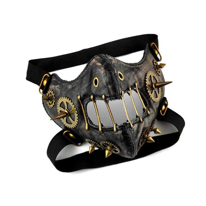 Mask Steampunk gear mask Halloween mask