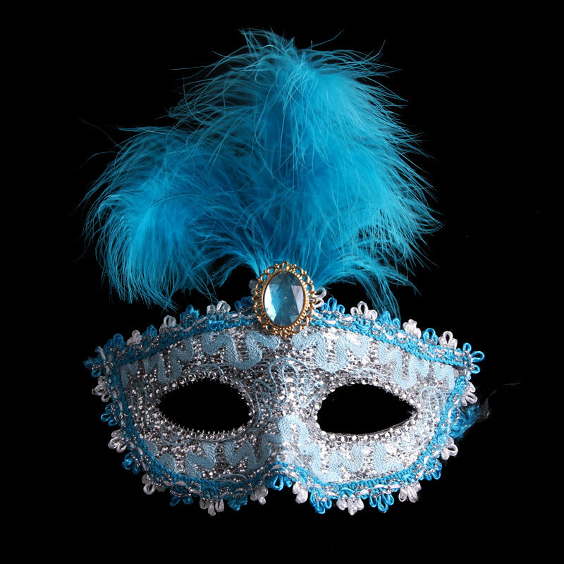 Mask Leather Feather Mask Ball Party Mask Cosplay