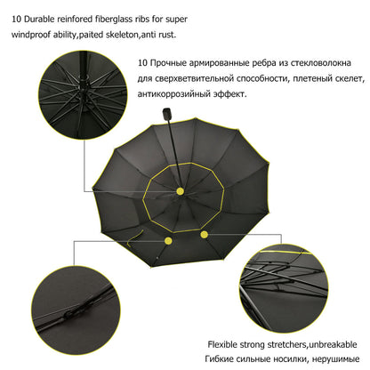 Double fold oversized umbrella